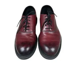 DR.Marten Fawkes Classic Burgundy Leather Oxfords DR.Marten Fawkes Classic Burgundy Leather Oxfords main image 2